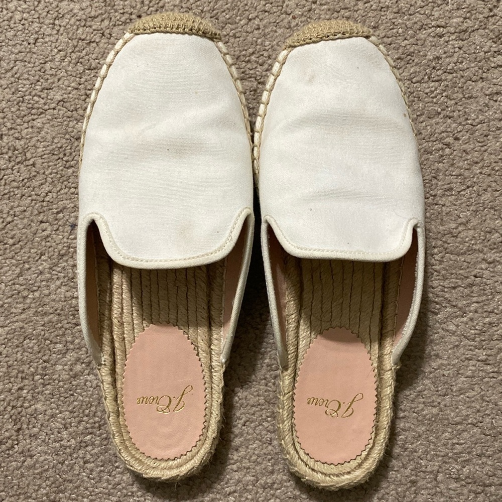 Jcrew slides canvas 7.5